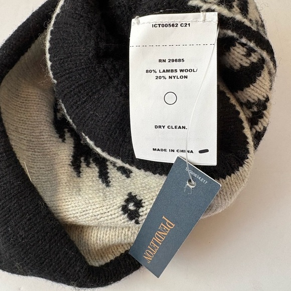 NWT Free People Pendleton Lambswool Knit Beanie